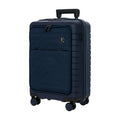 Vista di tre quarti di Bric's Ulisse B|Y Trolley Cabina Espandibile Con Tasca - Ocean Blue