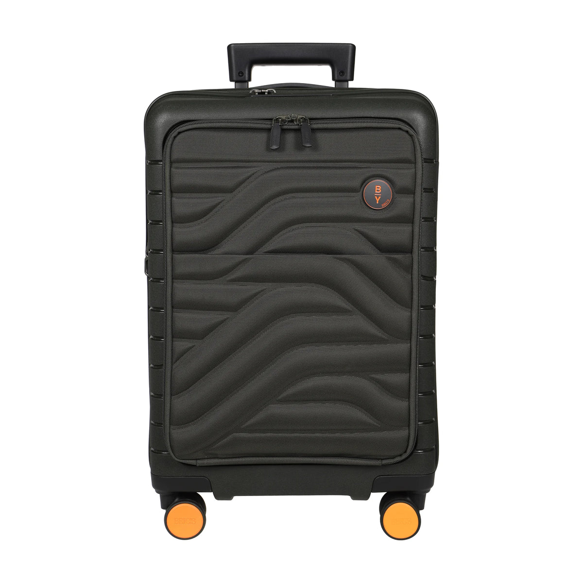 Vista principale di Bric's Ulisse B|Y Trolley Cabina Espandibile Con Tasca - Olive