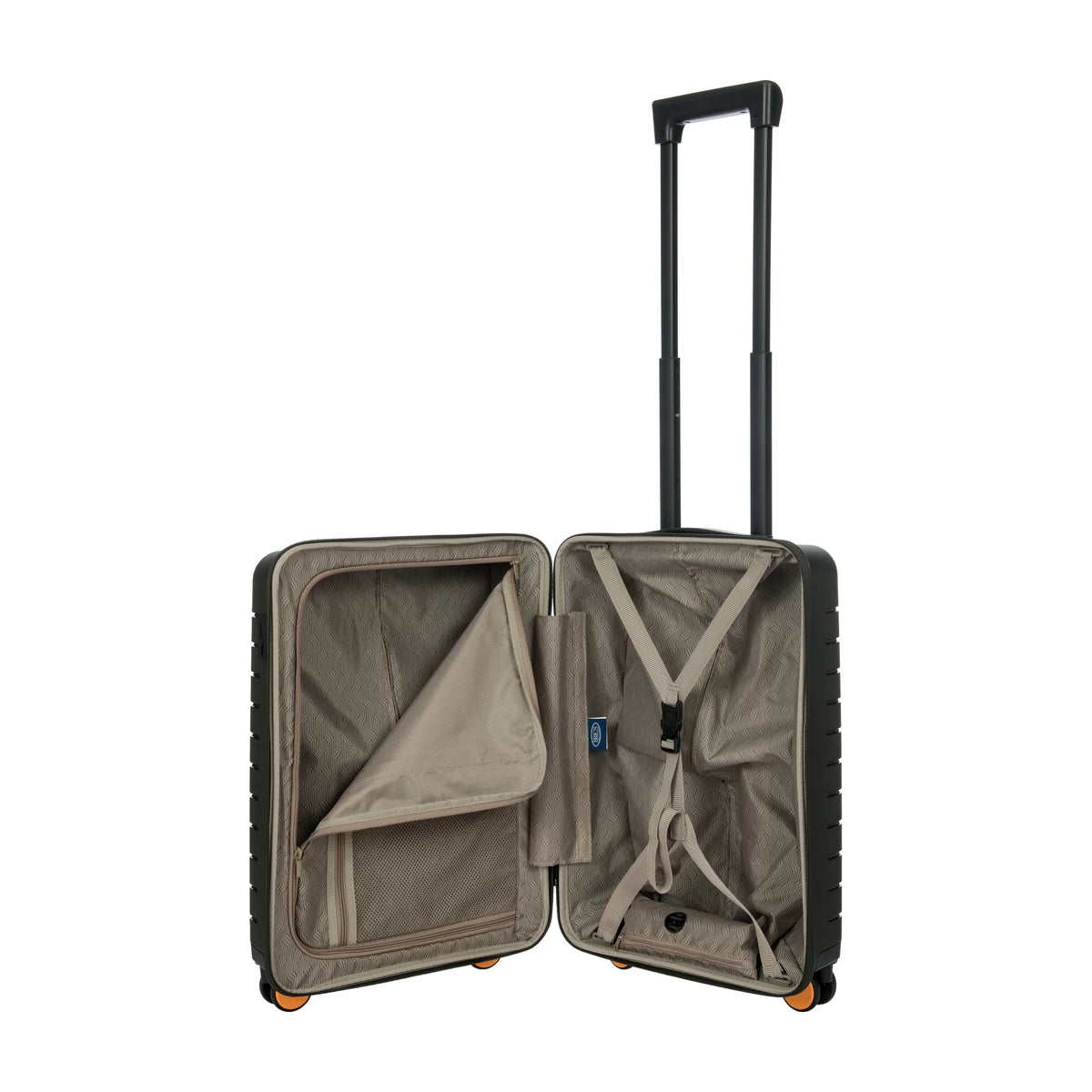 Organizzazione interna e scomparti di Bric's Ulisse B|Y Trolley Cabina - Olive