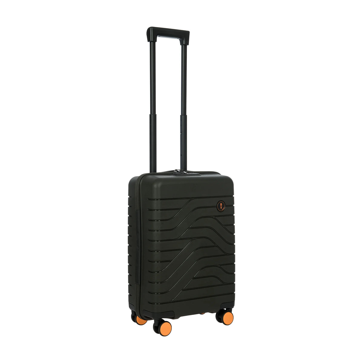 Vista di tre quarti di Bric's Ulisse B|Y Trolley Cabina - Olive