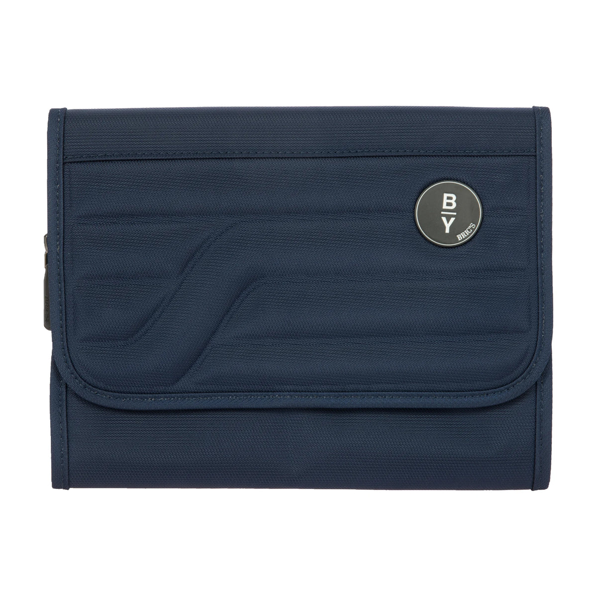 Vista principale di Bric's Ulisse B|Y Necessaire Tri-Fold In Tessuto Riciclato - Ocean Blue