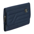 Vista di tre quarti di Bric's Ulisse B|Y Necessaire Tri-Fold In Tessuto Riciclato - Ocean Blue