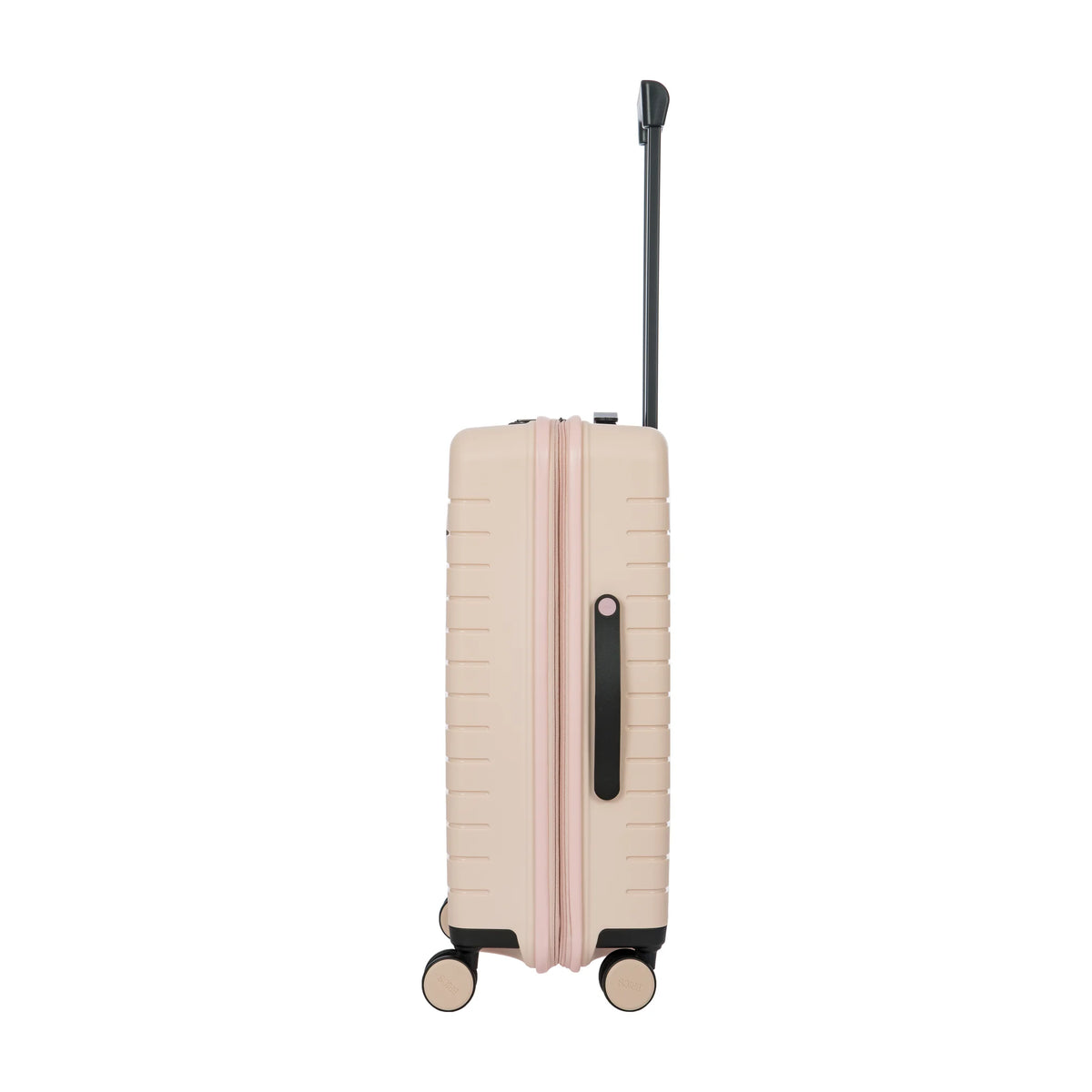 Dettaglio laterale e fondo di Bric's Ulisse B|Y Trolley Medio Espandibile - Pink