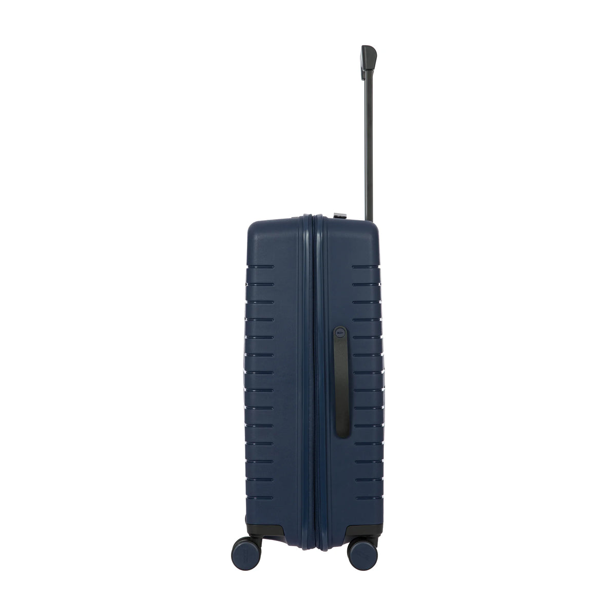 Dettaglio laterale e fondo di Bric's Ulisse B|Y Trolley Large Espandibile - Ocean Blue