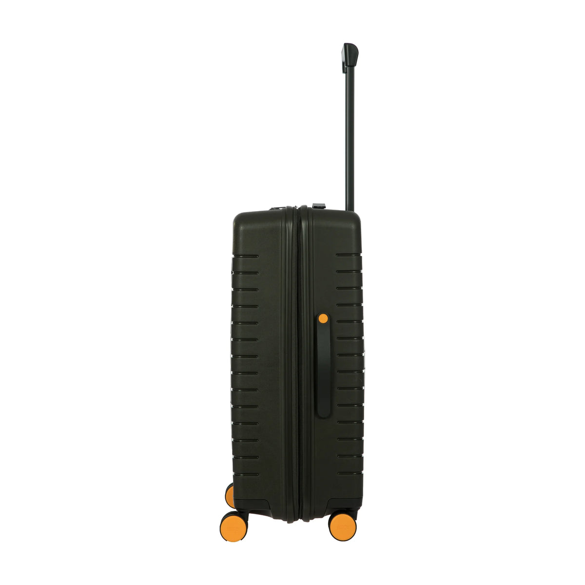 Dettaglio laterale e fondo di Bric's Ulisse B|Y Trolley Large Espandibile - Olive