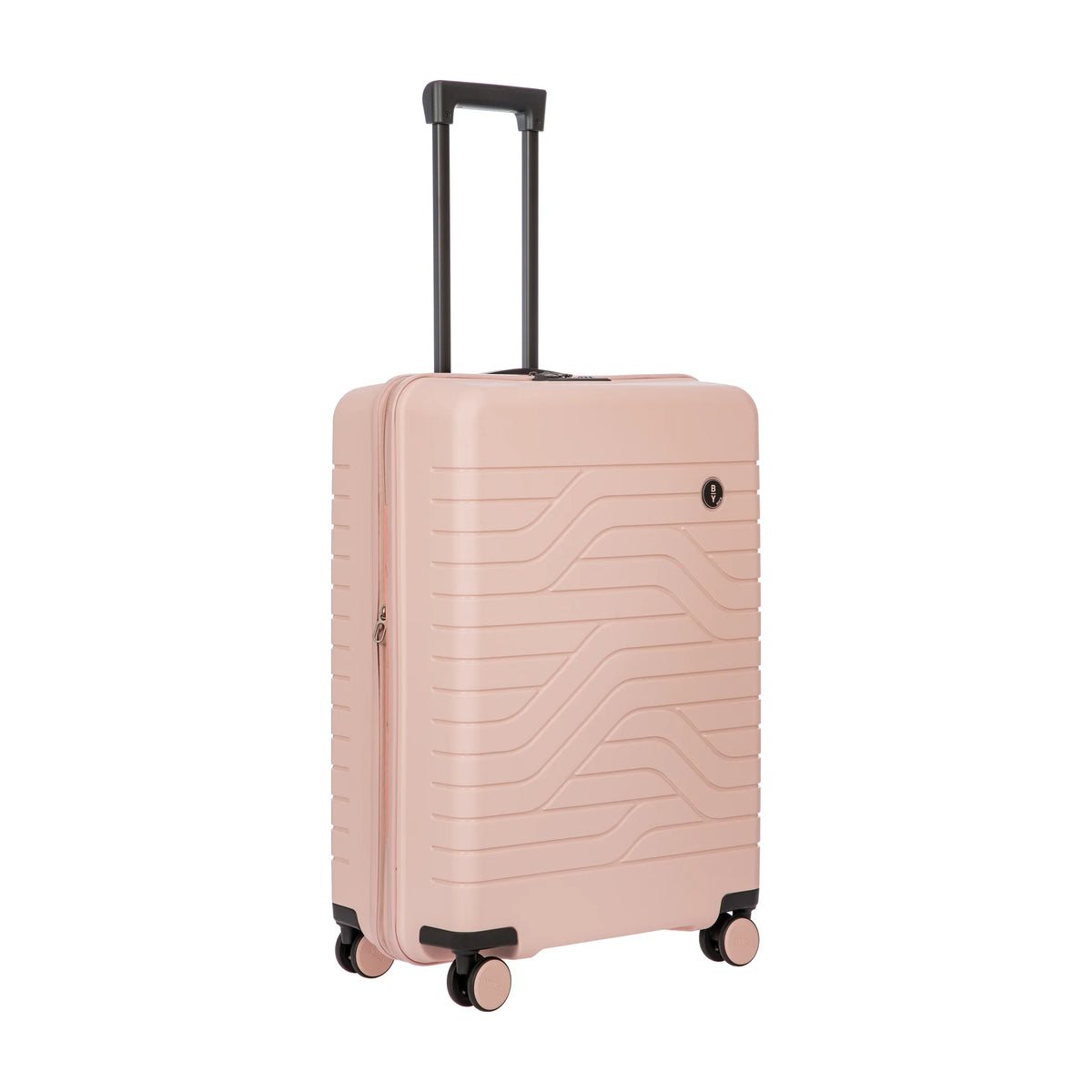 Vista di tre quarti di Bric's Ulisse B|Y Trolley Large Espandibile - Pink