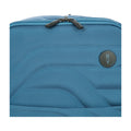 Dettaglio finiture e hardware di Bric's Ulisse B|Y Zaino Underseat Espandibile In Tessuto Riciclato - Grey Blue