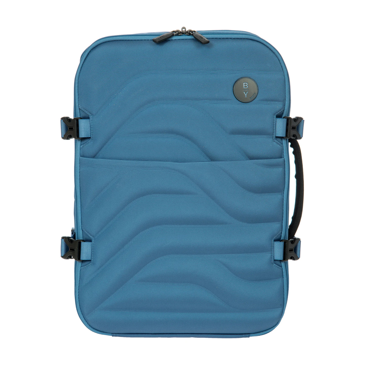 Vista principale di Bric's Ulisse B|Y Zaino Underseat Espandibile In Tessuto Riciclato - Grey Blue