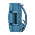 Dettaglio laterale e fondo di Bric's Ulisse B|Y Zaino Underseat Espandibile In Tessuto Riciclato - Grey Blue