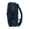 Dettaglio laterale e fondo di Bric's Ulisse B|Y Zaino Underseat Espandibile In Tessuto Riciclato - Ocean Blue