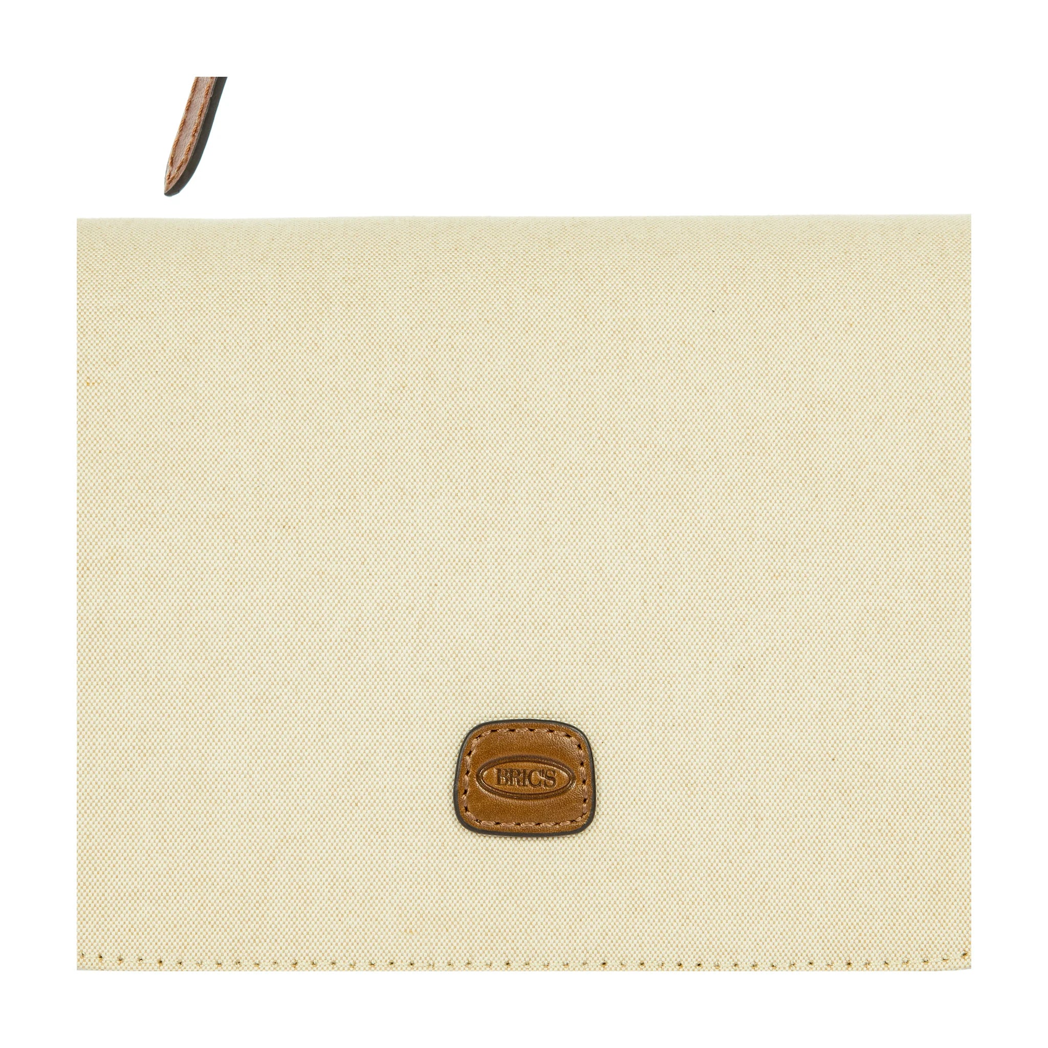 Dettaglio finiture e hardware di Bric's Volterra Trama Borsa Postina Piccola Volterra Trama - Cappuccino