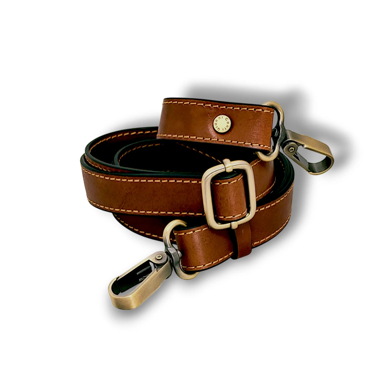 Elementi e accessori inclusi in Gianni Conti Maremma Borsello Uomo - Cognac
