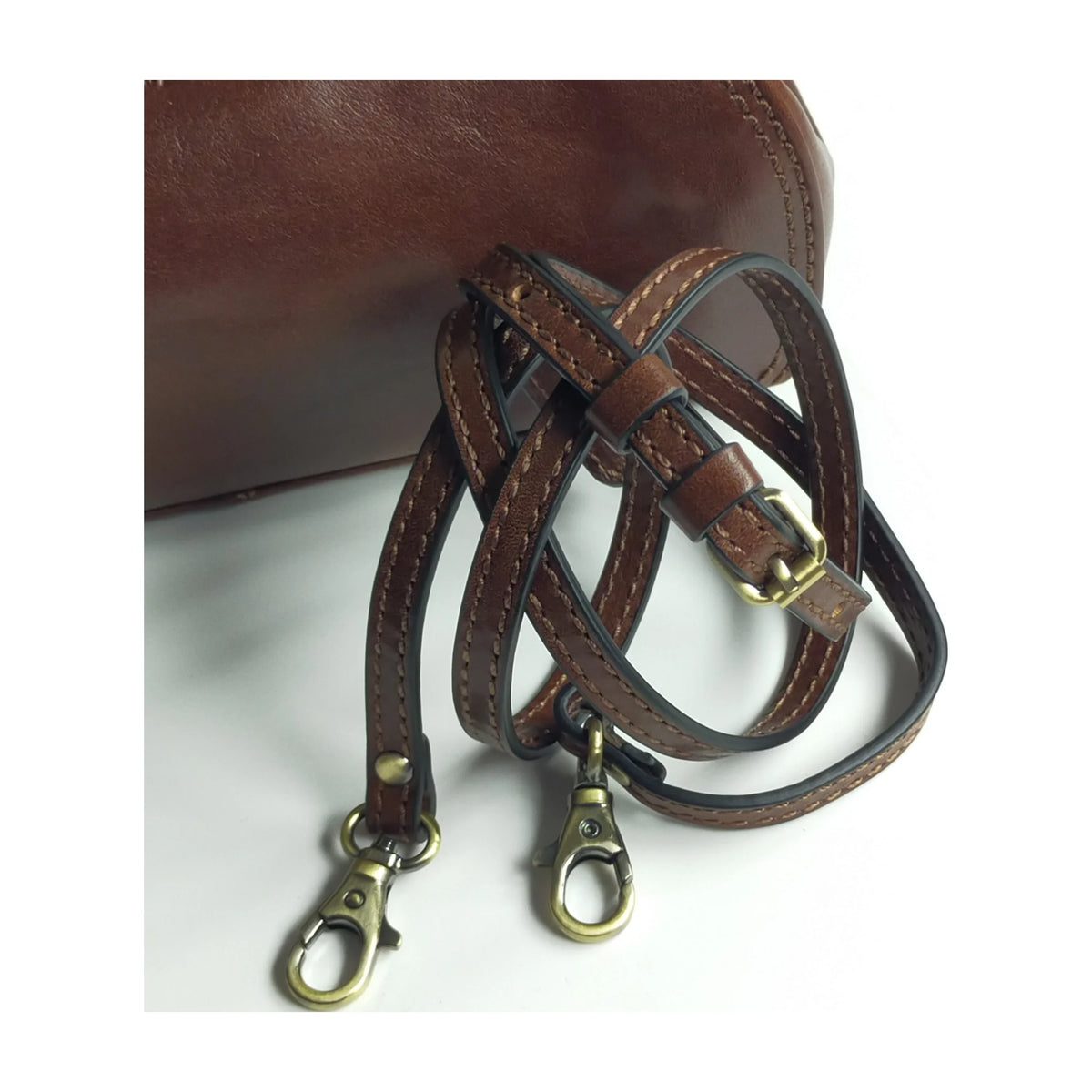 Elementi e accessori inclusi in Gianni Conti Pontevecchio Borsa A Mano - Marrone