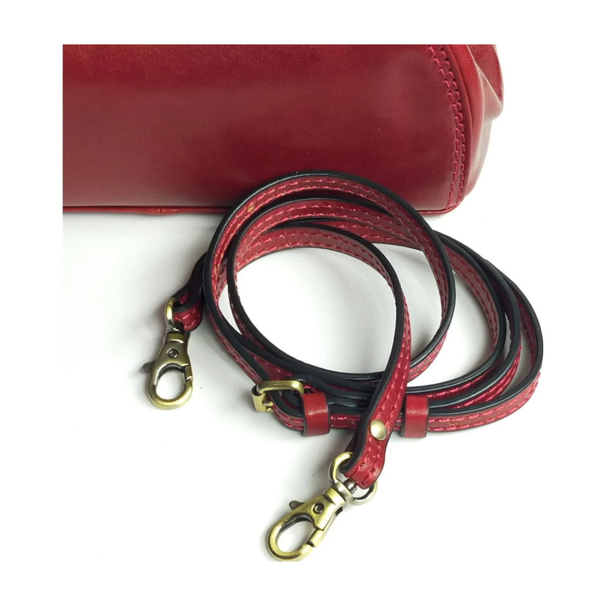 Elementi e accessori inclusi in Gianni Conti Pontevecchio Borsa A Mano - Rosso
