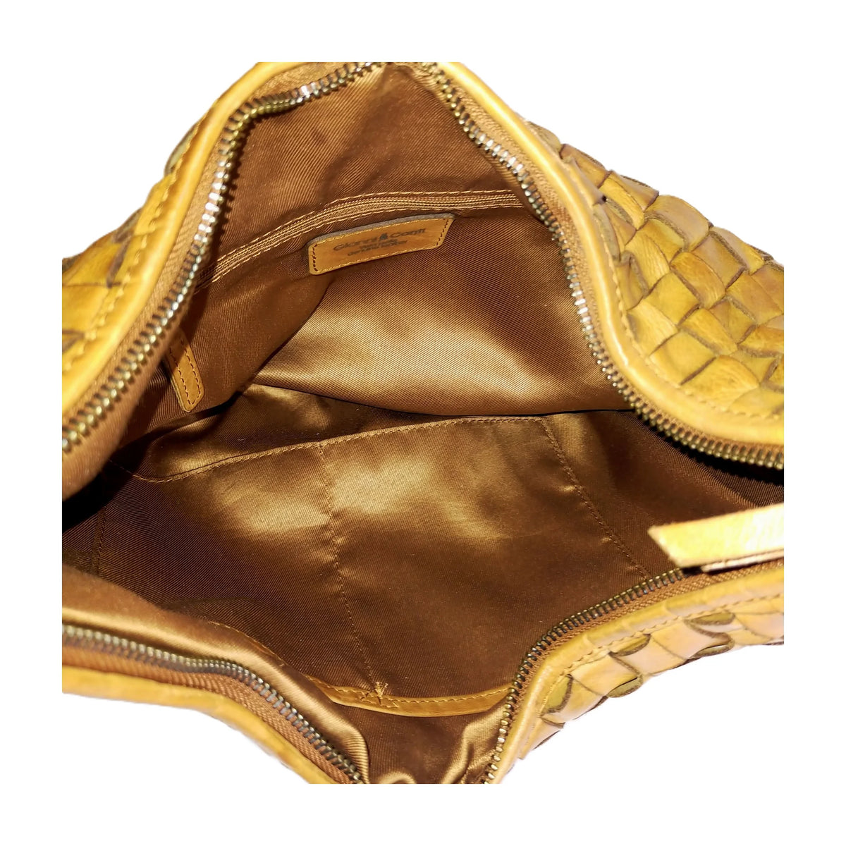 Organizzazione interna e scomparti di Gianni Conti Stintino Borsa A Spalla - Cognac