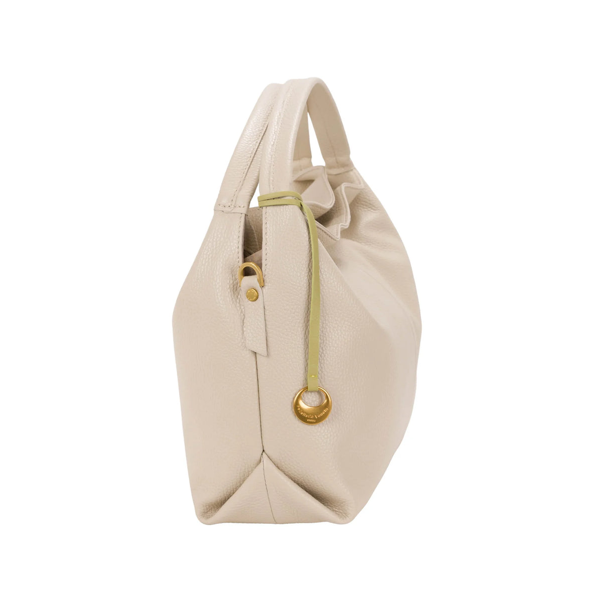 Dettaglio laterale e fondo di Pelletteria Veneta Borsa A Mano - Beige