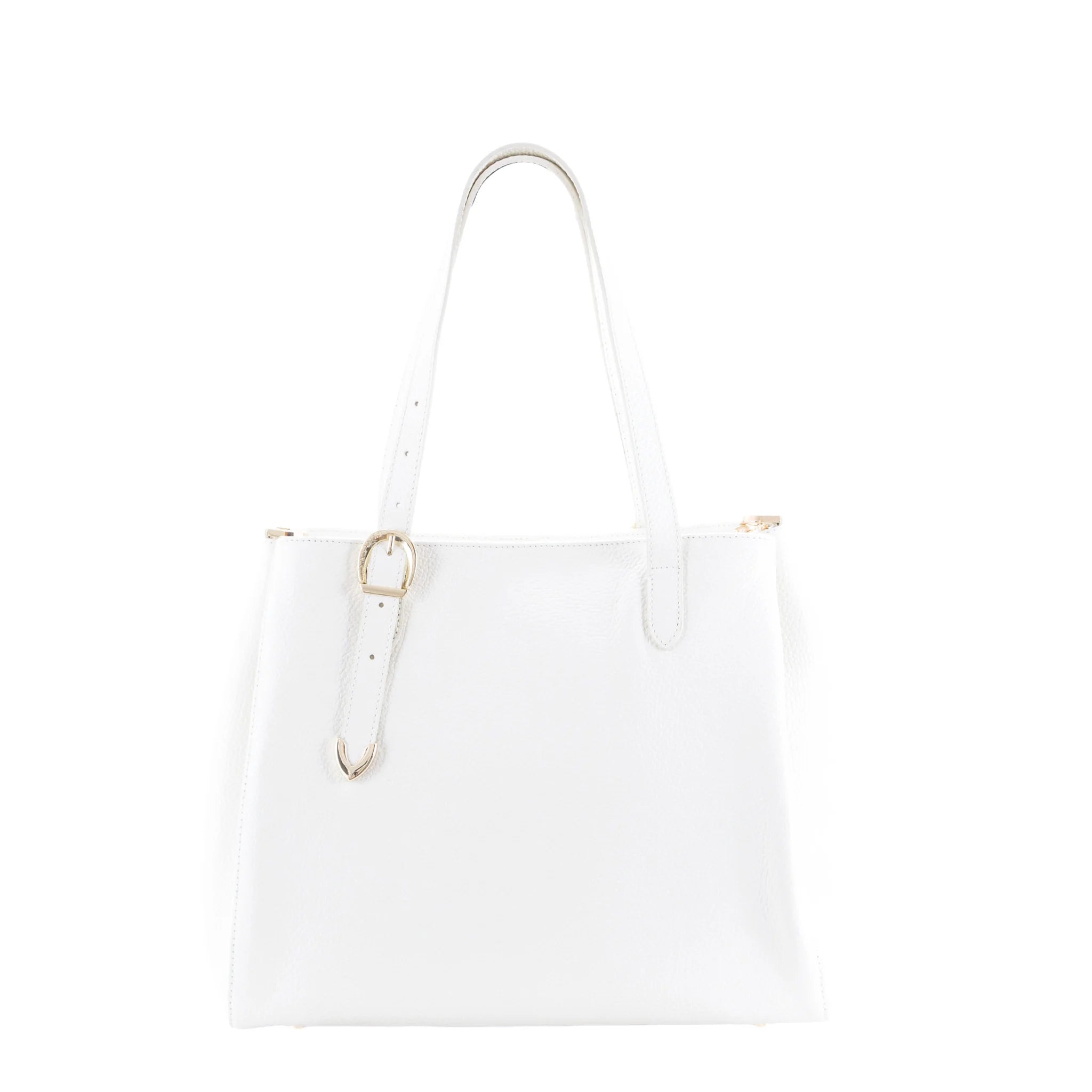 Elementi e accessori inclusi in Pelletteria Veneta Shopper 3 Scomparti - Bianco