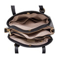 Organizzazione interna e scomparti di Pelletteria Veneta Shopper 3 Scomparti - Nero