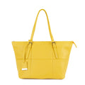 Vista frontale di Pelletteria Veneta Shopping Bag - Giallo