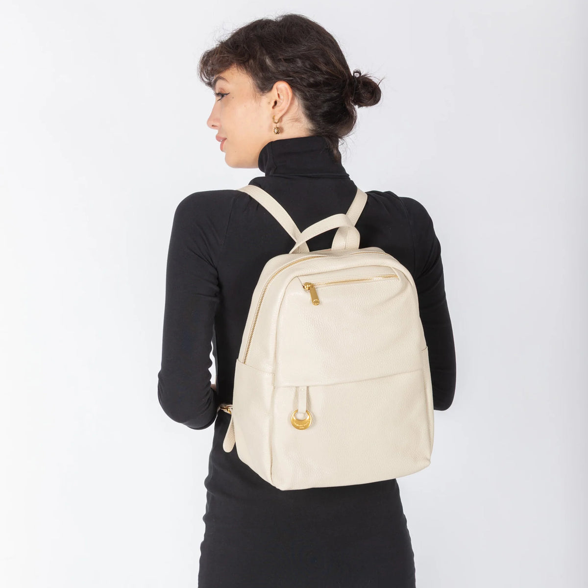 Proporzioni e vestibilità di Pelletteria Veneta Zaino - Beige