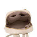 Organizzazione interna e scomparti di Pelletteria Veneta Zaino - Beige