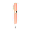 Vista di tre quarti di Pineider Avatar Penna Sfera Avatar Ur Mini Con Finiture Oro - Peach Pink