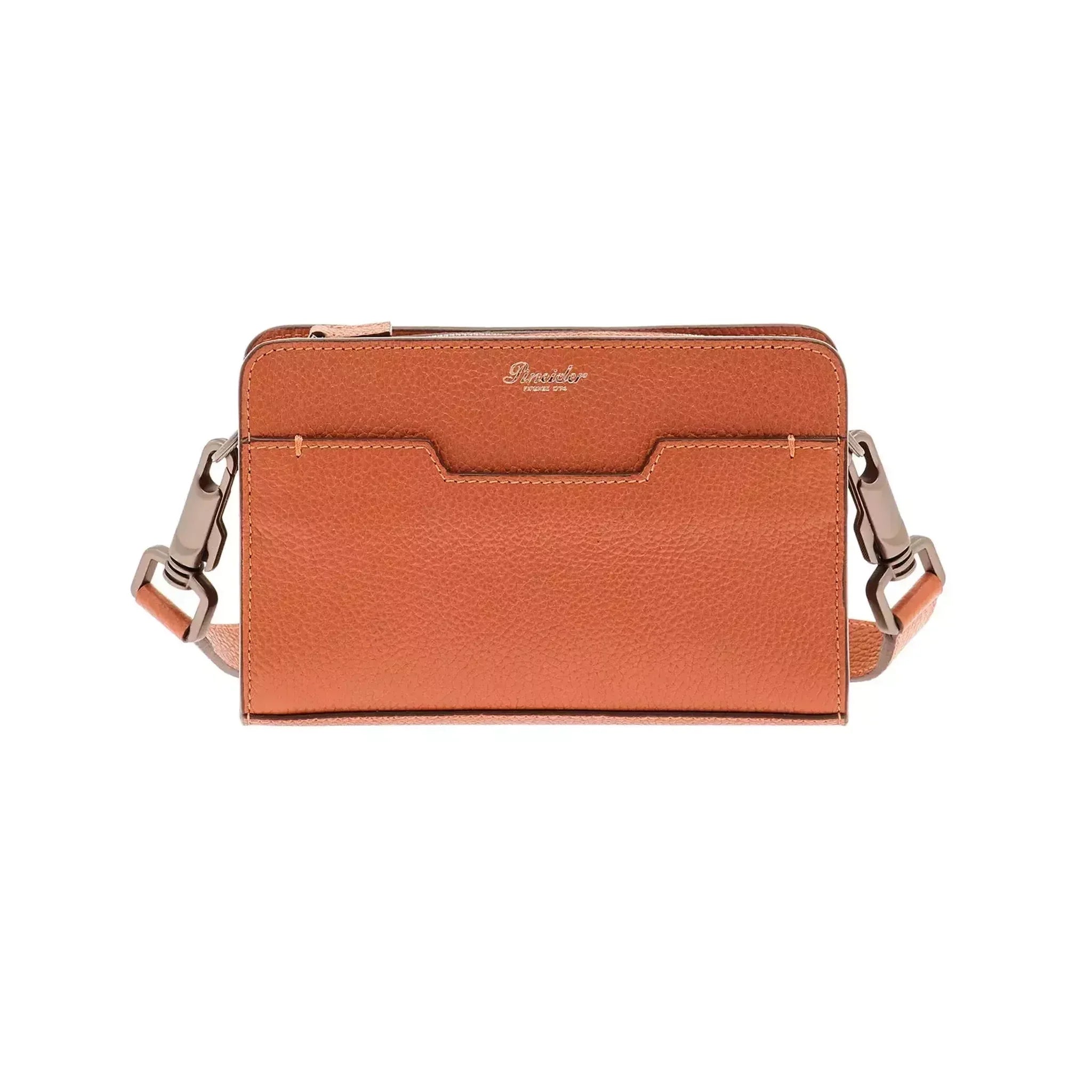 Vista principale di Pineider Bottalato Crossbody Odette Collezione Bottalato - Cuoio Vegetale