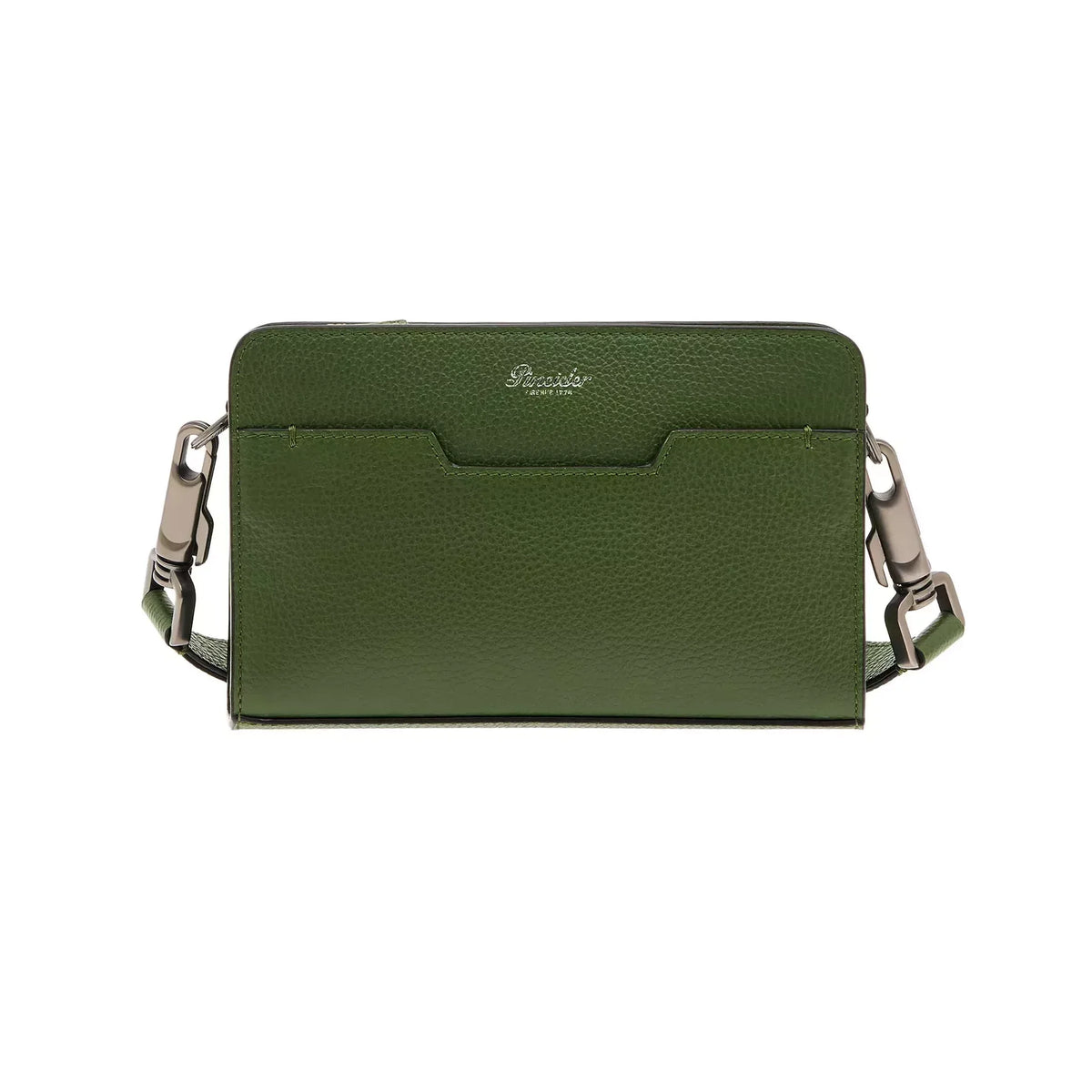 Vista principale di Pineider Bottalato Crossbody Odette Collezione Bottalato - Foresta