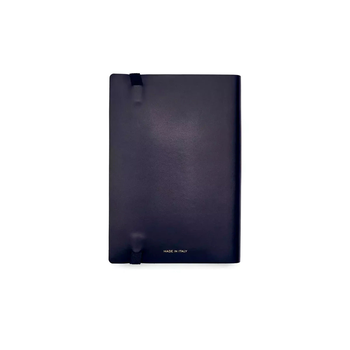 Dettaglio laterale e fondo di Pineider Classic Notebook Classic Senza Righe - Blu