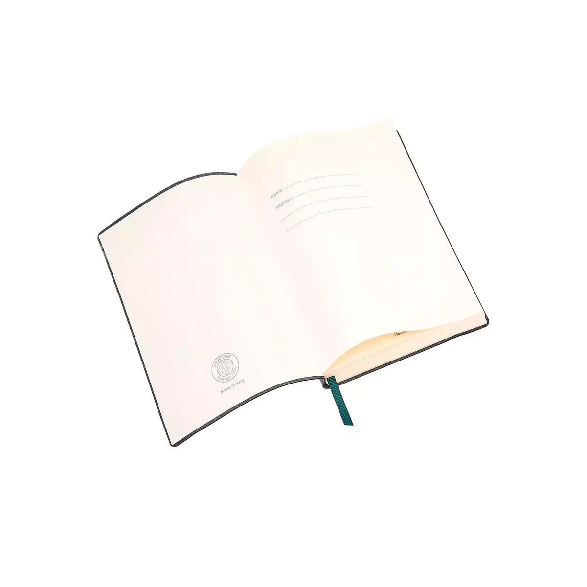 Organizzazione interna e scomparti di Pineider Classic Notebook Classic Senza Righe - Bluette