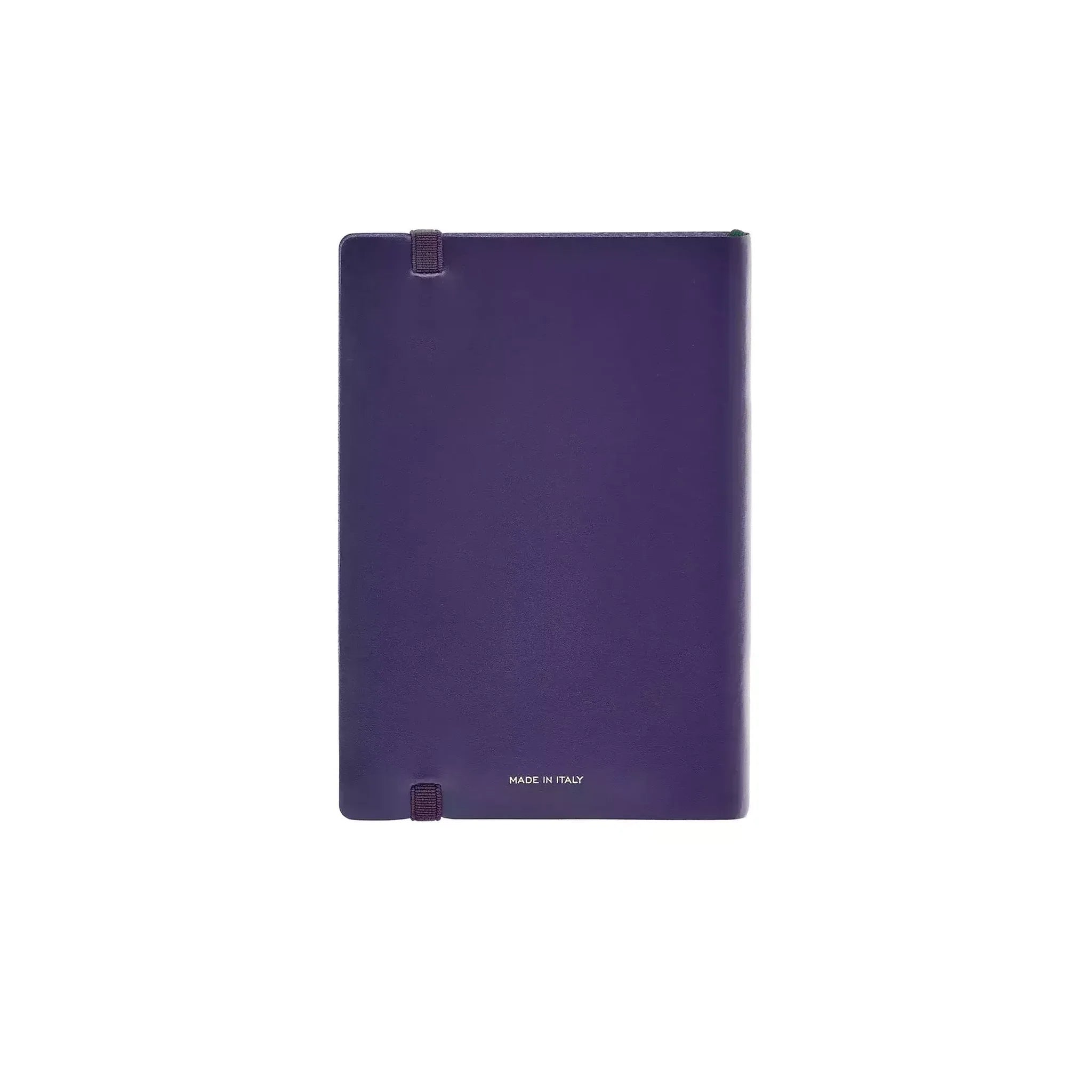 Dettaglio laterale e fondo di Pineider Classic Notebook Classic Senza Righe - Bluette
