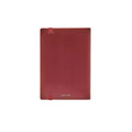 Dettaglio laterale e fondo di Pineider Classic Notebook Classic Senza Righe - Bordeaux