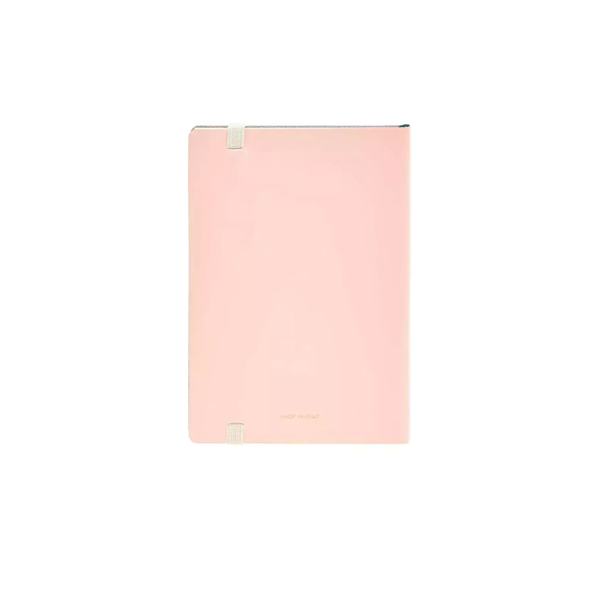 Dettaglio laterale e fondo di Pineider Classic Notebook Classic Senza Righe - Cipria