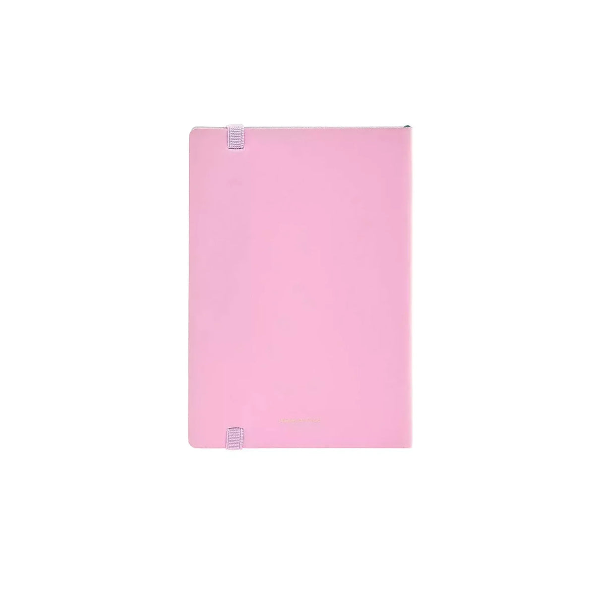 Dettaglio laterale e fondo di Pineider Classic Notebook Classic Senza Righe - Lilla