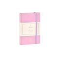 Vista di tre quarti di Pineider Classic Notebook Classic Senza Righe - Lilla