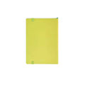 Dettaglio laterale e fondo di Pineider Classic Notebook Classic Senza Righe - Lime