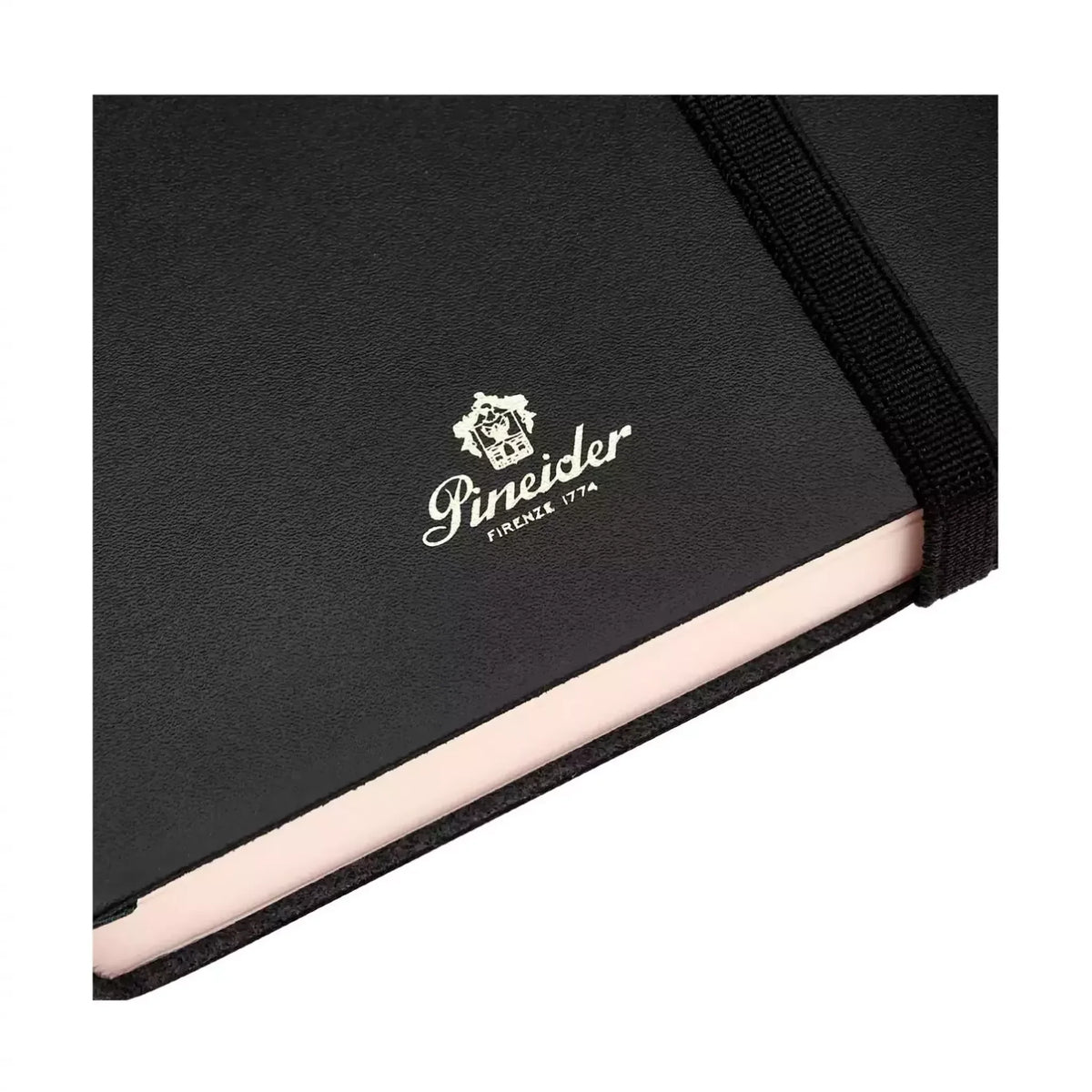 Dettaglio finiture e hardware di Pineider Classic Notebook Classic Senza Righe - Nero