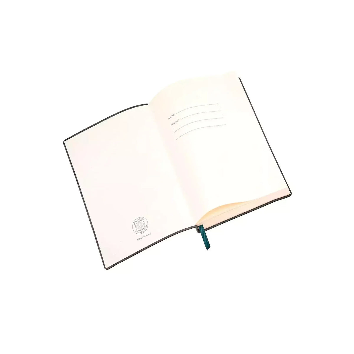 Organizzazione interna e scomparti di Pineider Classic Notebook Classic Senza Righe - Nero