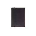 Dettaglio laterale e fondo di Pineider Classic Notebook Classic Senza Righe - Nero