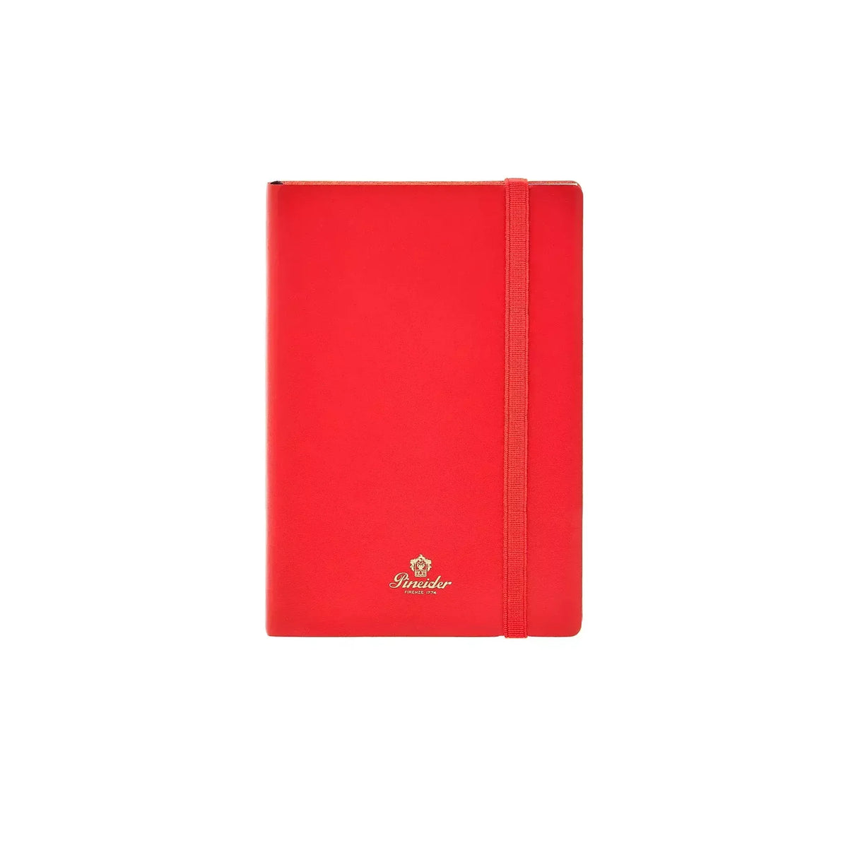Vista principale di Pineider Classic Notebook Classic Senza Righe - Rosso Fuoco