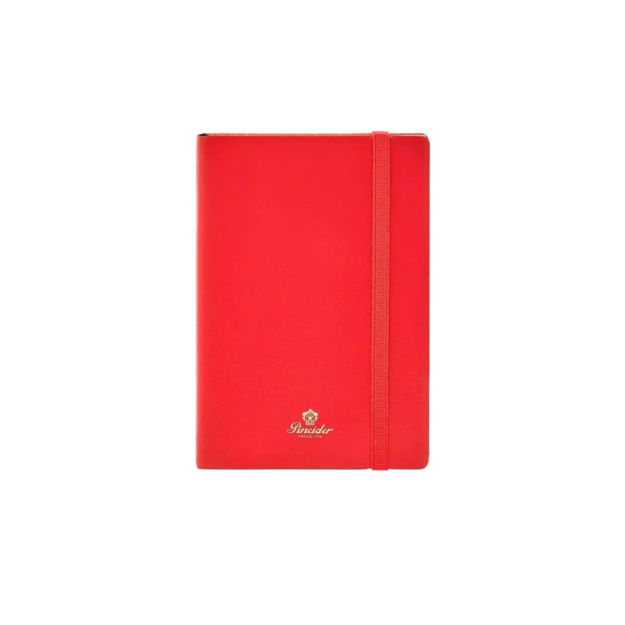 Vista principale di Pineider Classic Notebook Classic Senza Righe - Rosso Fuoco