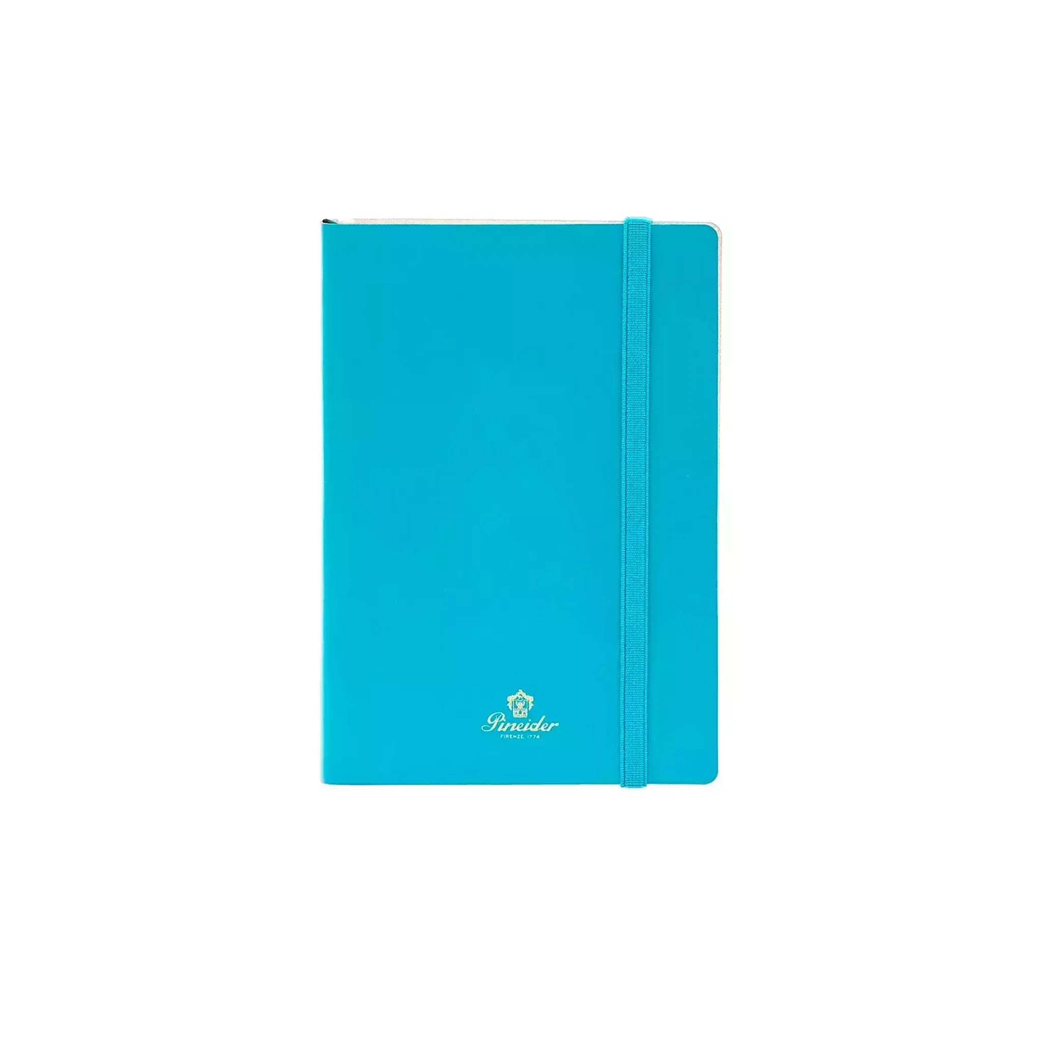 Vista principale di Pineider Classic Notebook Classic Senza Righe - Turchese