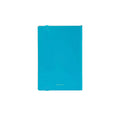Dettaglio laterale e fondo di Pineider Classic Notebook Classic Senza Righe - Turchese
