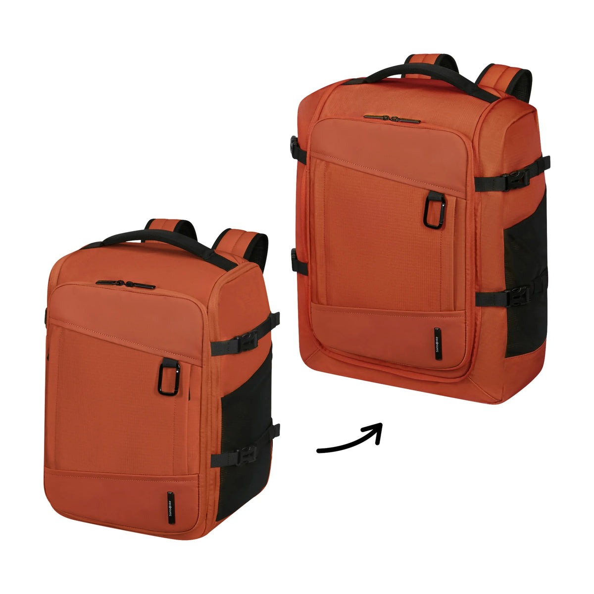 Elementi e accessori inclusi in Samsonite 2Fit Zaino - Rust
