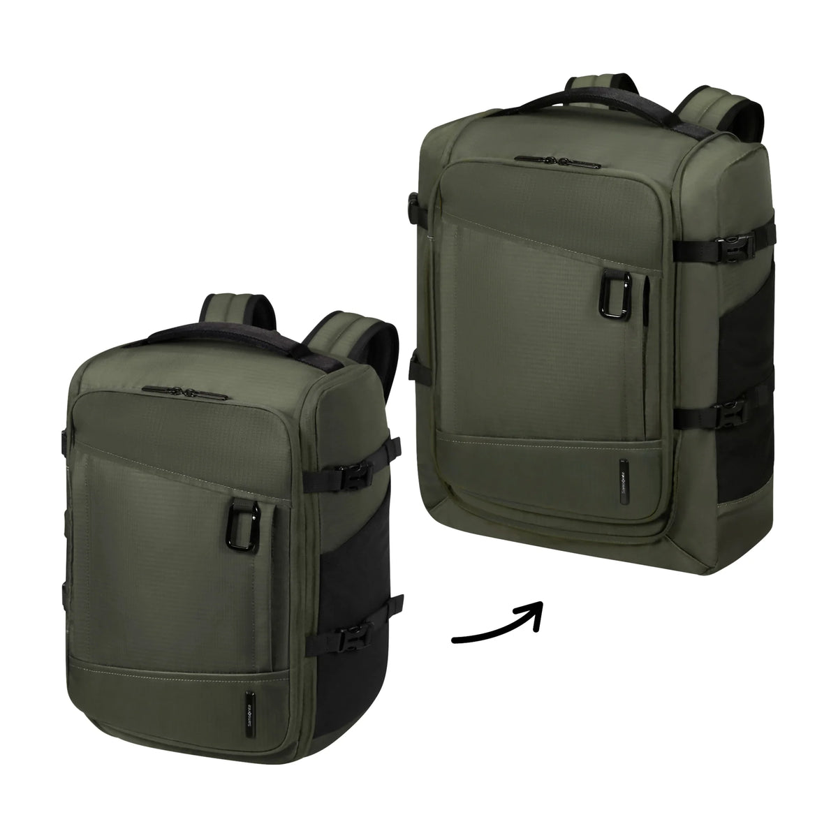 Elementi e accessori inclusi in Samsonite 2Fit Zaino - Climbing Ivy