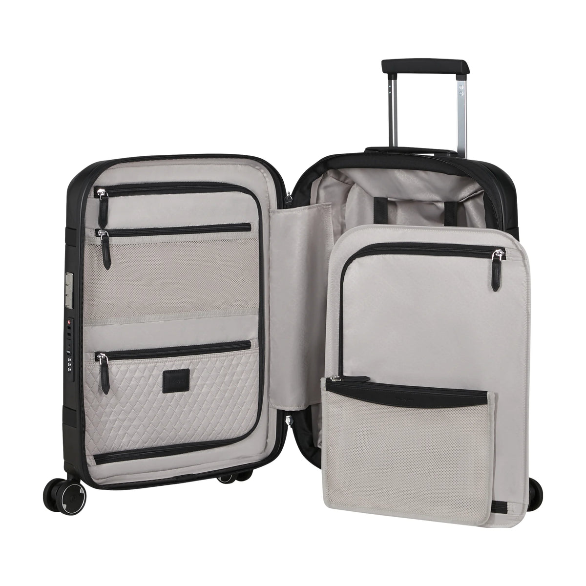Organizzazione interna e scomparti di Samsonite Image Trolley ( Ruote) Bagaglio A Mano - Nero