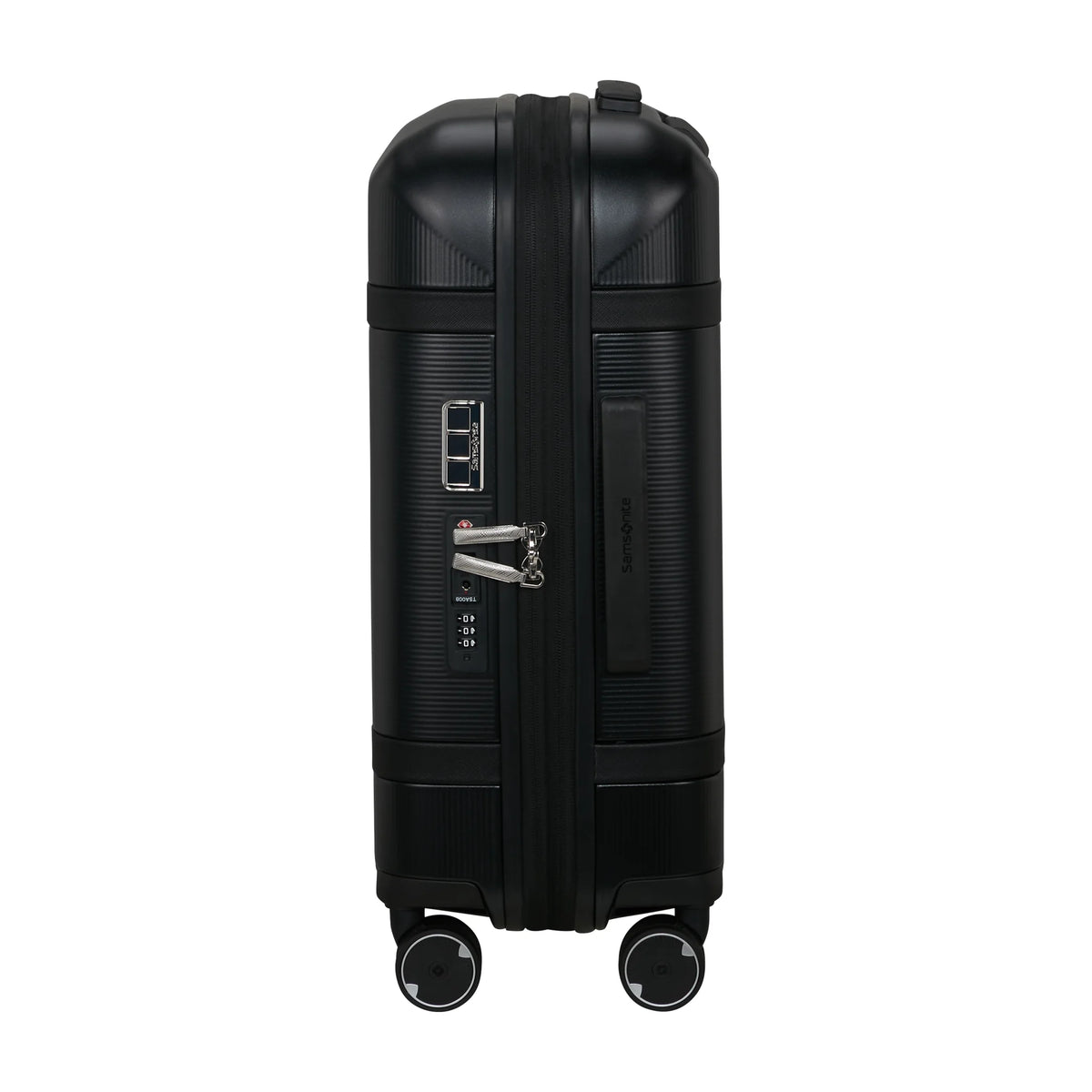 Dettaglio laterale e fondo di Samsonite Image Trolley ( Ruote) Bagaglio A Mano - Nero