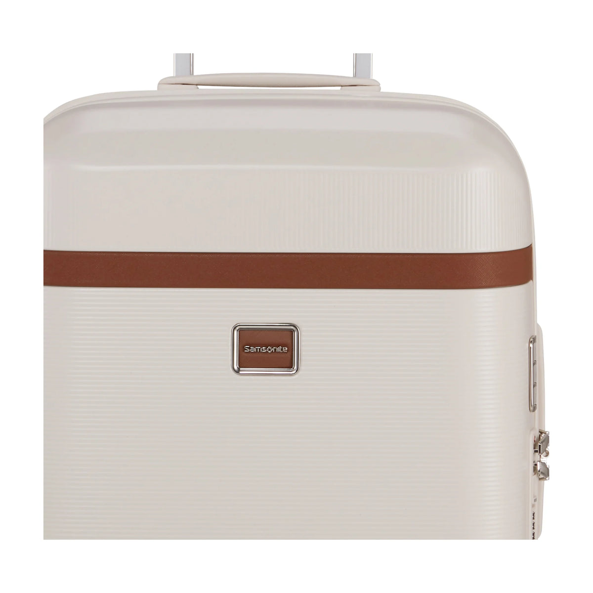 Dettaglio finiture e hardware di Samsonite Image Trolley ( Ruote) Bagaglio A Mano - Ivory