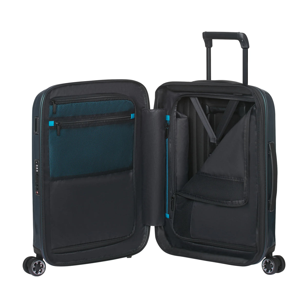 Organizzazione interna e scomparti di Samsonite Nexis Trolley (4 Ruote) - Deep Petrol
