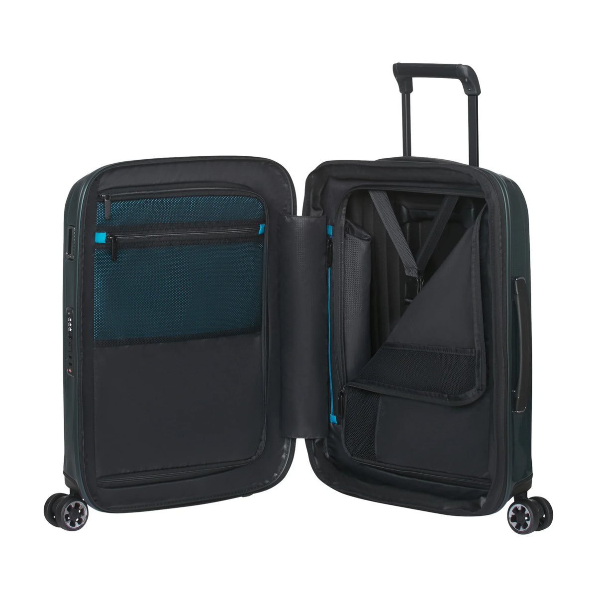 Organizzazione interna e scomparti di Samsonite Nexis Trolley (4 Ruote) - Deep Forest